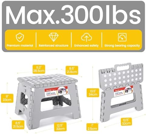 Folding Step Stool 9'' Foldable Step Stool - Image 4