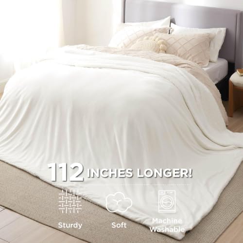 Bedsure GentleSoft Sherpa Fleece Cal King Blankets - Image 3
