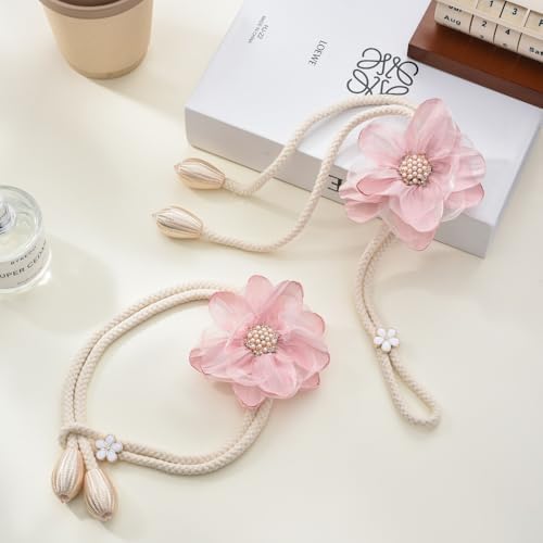 SUQ I OME Lotus Flower Shape Curtain Tiebacks, 1 Pair - Image 3