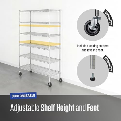 SafeRacks 6-Tier Wire Shelving - Image 6