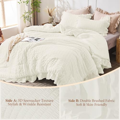 JOLLYVOGUE Cream King Comforter Set - Image 5