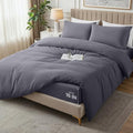 Duvet Cover Queen, 4 Piece Set, Extra Soft by UTOPIABEDDING