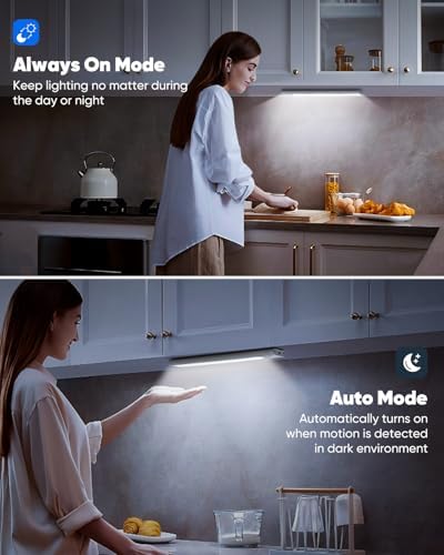 VerRon 8inch Under Cabinet Lighting Rechargeable 5-Pack - Image 5