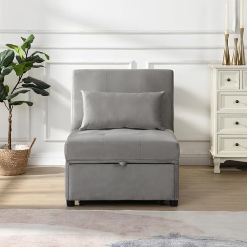 Folding Ottoman Sofa Bed Multifunctional Convertible Space-Saving Furniture - Image 3