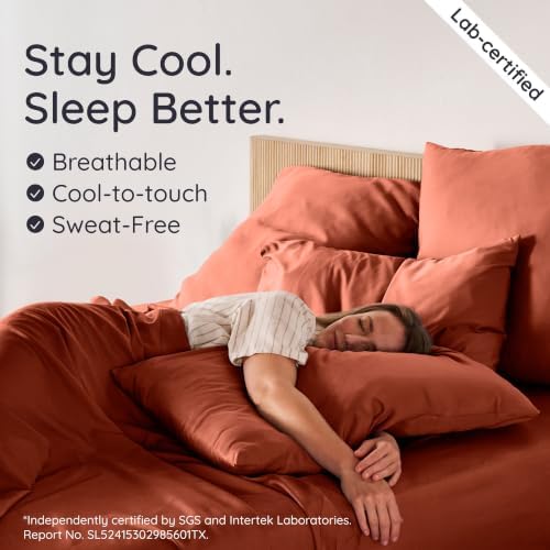 Bambaw 100% Viscose Derived from Bamboo Sheets King Size Set – 4pcs Super Soft - Image 3