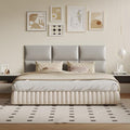 Wall-Mounted Upholstered Headboard Panels, Light Gray, 24x12 Inches, or Full by MAQQL