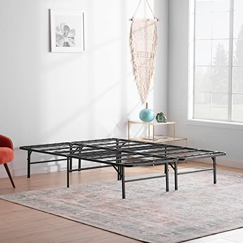 Linenspa Metal Bed with Slatted Frame by Linenspa