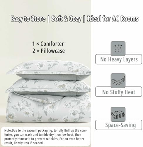 Floral Cotton Comforter King Size - Image 7