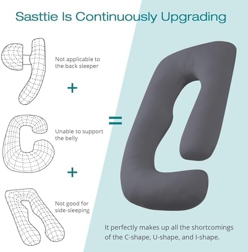 Sasttie Cooling Pregnancy Pillows - Image 4