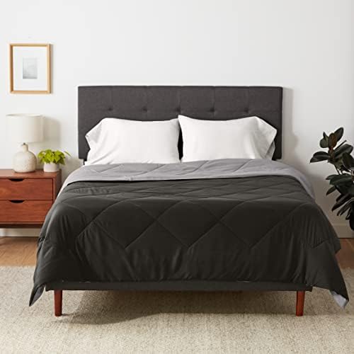 Amazon Basics Comforter Blanket, Reversible, Lightweight Microfiber, Machine by AmazonBasics