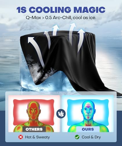 Ultra-Chill Cooling Pillowcase for Hot Sleepers, Softer Than Silk Pillow Cases - Image 2