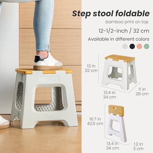 Vigar Compact Folding Step Stool, 12-1/2 in - Image 2