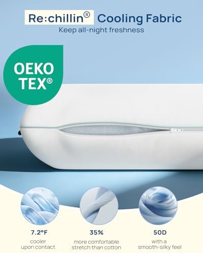 Releep Cooling Memory Foam Pillow - Image 3