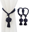 Hand Knitting Curtain Tiebacks Rope by JQWUPUP