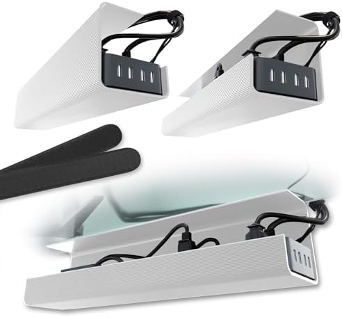 Scanfield Under Desk Cable Management Tray by ScandinavianHubCableTrays