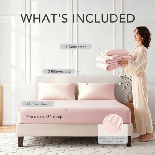 Quataly Cooling Comforter Set Breathable King Comforter - Image 3