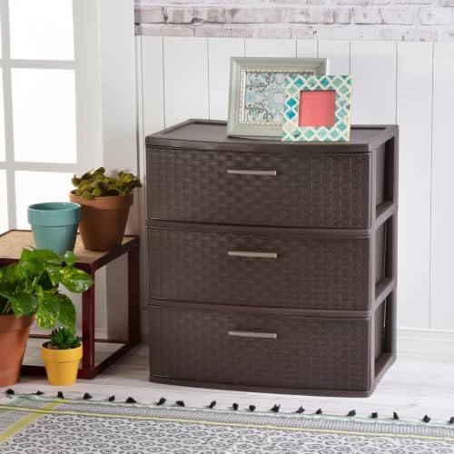 Sterilite Wide 3-Drawer Storage Unit - Image 2