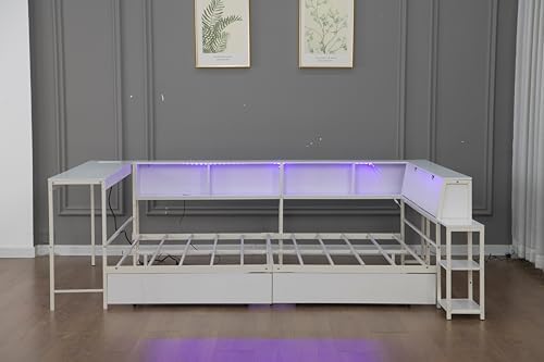 Bellemave Queen Corner Bed Frame - Image 5