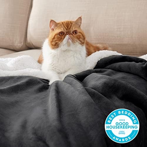 Bedsure GentleSoft Sherpa Fleece Twin Size Blanket - Image 2