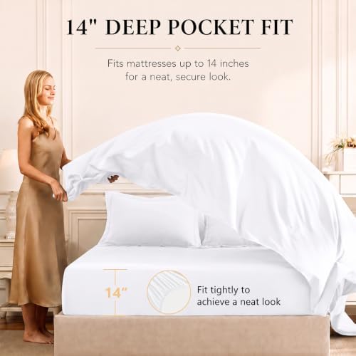 CozyLux King Comforter Set 102"x90" White - Image 5