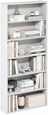 Furinno Basic Book Shelf, 6-Tier Bookcase by Furinno-FitsYourSpaceFitsYourBudget