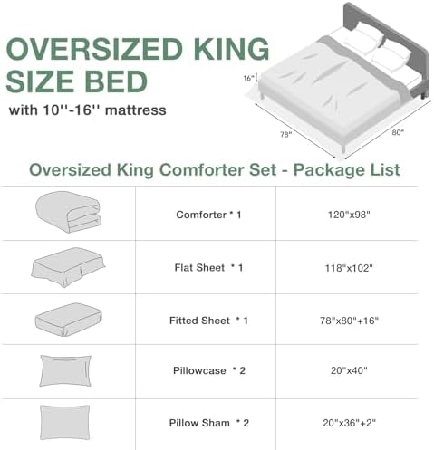 Oversized King Comforter Set, 7-Piece Floral Bed in a Bag, Cameo Pink - Image 6