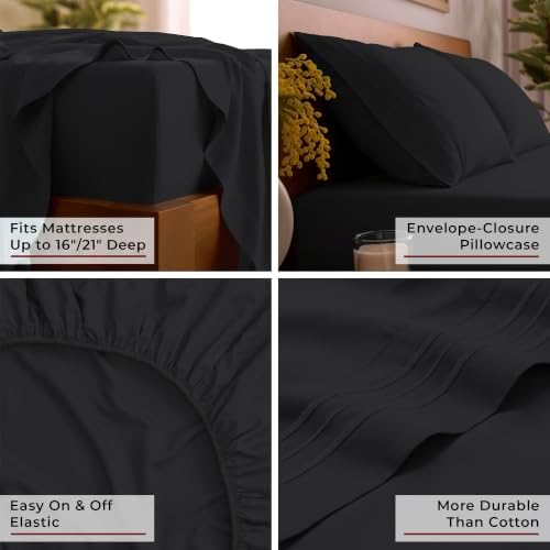 Mellanni Iconic 4-Piece Bed Sheet Set - Image 5