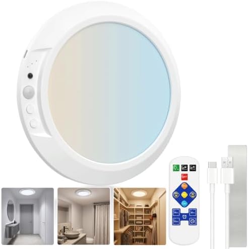 Rechargeable Motion Sensor Ceiling Light by Unknown