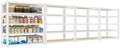 PrimeZone 36"W x 16"D x 72"H Closet Storage Shelves, 5-Tier Metal Shelving by PrimeZone