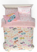 Hot Wheels Girls Kids Bedding Super Soft Comforter and Sheet Set by Franco