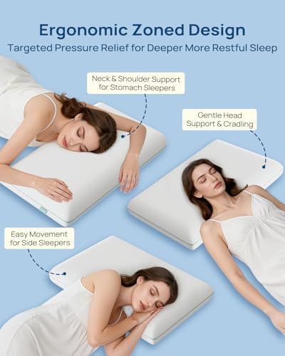 Releep Cooling Memory Foam Pillow - Image 7