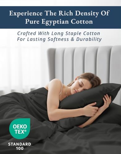 Lane Linen Split King Sheets 100% Egyptian Cotton Sateen - Image 4