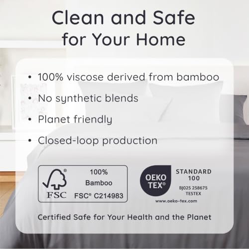 Bambaw 100% Viscose Derived from Bamboo Sheets King Size Set – 6pcs Deep Pocket - Image 6
