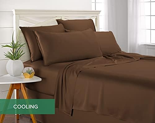 Pure Bamboo Full Sheets, Genuine 100% Organic Viscose Derived from Bamboo Bed - Image 5