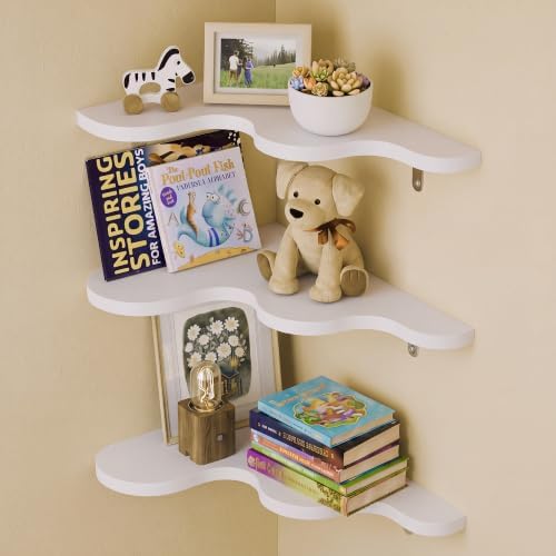 Cute Cloud Corner Shelves by Ecowillon
