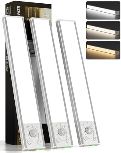 EZVALO 16.5'' Under Cabinet Lighting Wireless, LED Motion Sensor Indoor by EZVALO