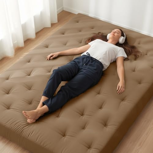 ZonLi Japanese Floor Futon Mattress 100% Cotton Washable Cover Foldable by Zonli
