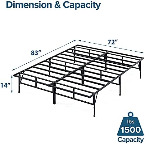 Sleep Master Do-It-Yourself Smart Platform Metal Bed Frame, Cal King - Image 2