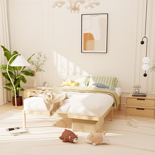 Bamboo Bed Frame Classic 12-Inch Solid Platform Bed by Bambooflow