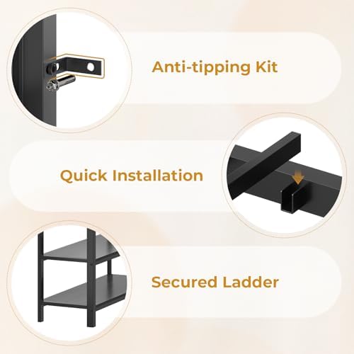 ADORNEVE Low Loft Bed Twin Size - Image 5