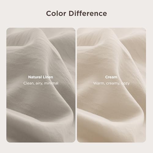 Bedsure Prewashed Oversized King Duvet Cover, Cotton-Like Soft Set - Image 5