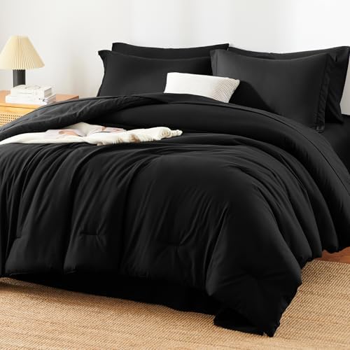 HIMEET King Comforter Set, 7-Piece Point-Quilted Bed in a Bag by Unknown