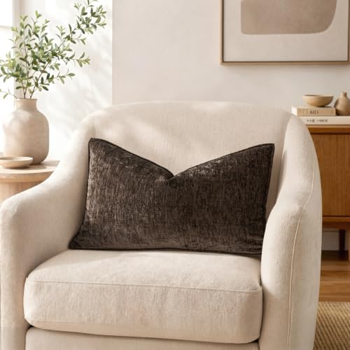 MIULEE Chenille Lumbar Throw Pillow Covers Fall - Image 3