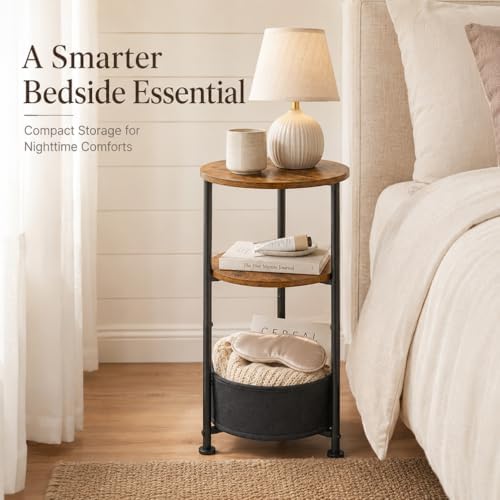 3-Tier Small Round Side Table - Image 5