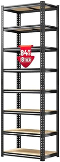 8 Tier Storage Shelves, 3200 LBS Shelving Unit by Durayloly