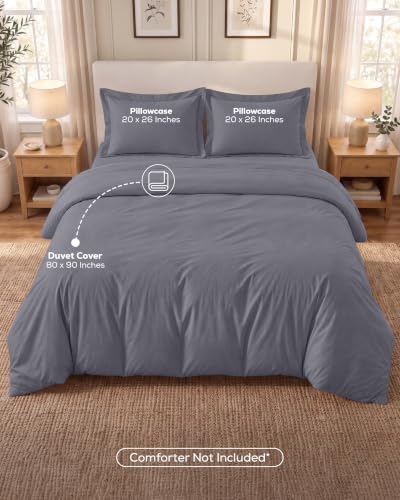 Duvet Cover Full, 3 Piece Set, Extra Soft - Image 3