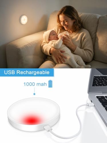 WILLED 3000K Dimmable Touch Lights, Battery Rechargeable Tap Lights, Magnet - Image 5