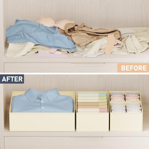 DIMJ 24-Pack Fabric Drawer Organizer Bins - Image 6