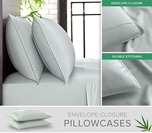 Pure Bamboo California King Sheets, Genuine 100% Organic Viscose Derived from - Image 3