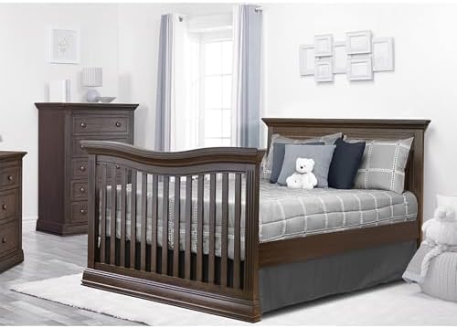 Sorelle Providence Flat Top 4-in-1 Convertible Crib – Toddler & Full-Size Bed - Image 7